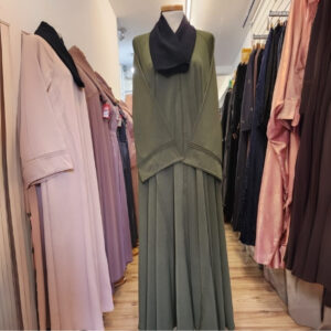 Classic Navy Blue Modest Abaya